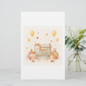 Sierkussen Briefpapier (Staand voorkant)