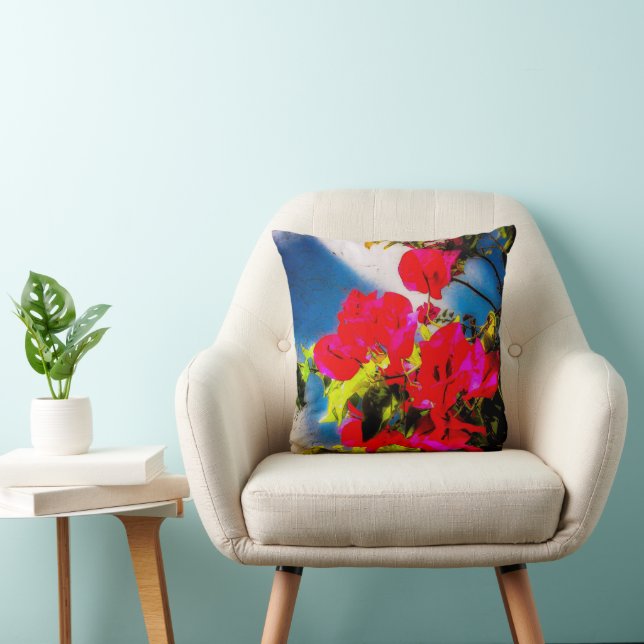 Sierkussen Bright Flowers (Stoel)