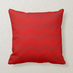 Sierkussen - Chevron Red