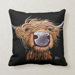 Sierkussen Cushion van hoge koe "Dashing Dougal"