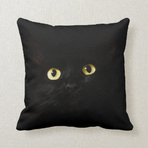 Sierkussen   Design van schattige zwarte katten