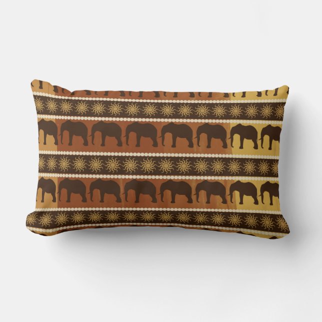 Sierkussen Elephant Design Pattern Kussen (Voorkant)