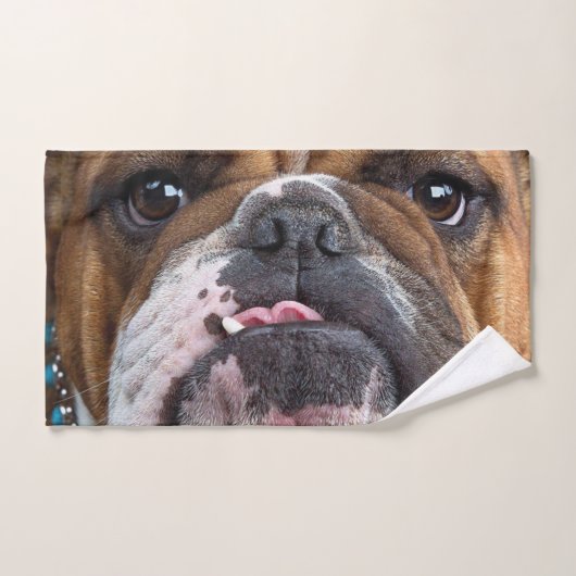 Sierkussen Engelse Bulldog Bad Handdoek (Handdoek)