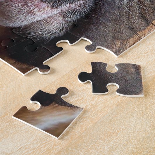 Sierkussen Engelse Bulldog Legpuzzel (Zijkant)