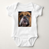 Sierkussen Engelse Bulldog Romper (Voorkant)