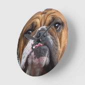 Sierkussen Engelse Bulldog Ronde Klok (Hoek)