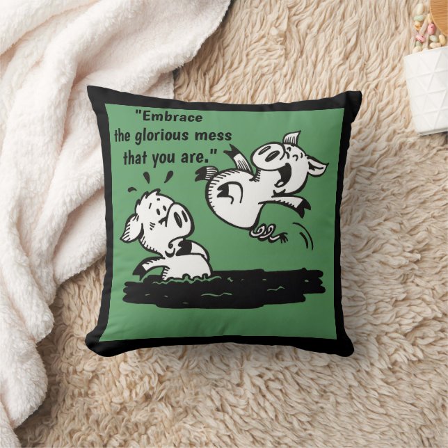 Sierkussen "Glorious Mess" (Deken)