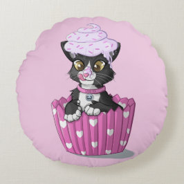 Sierkussen in de Sebrina-ronde (16 inch) Rond Kussen