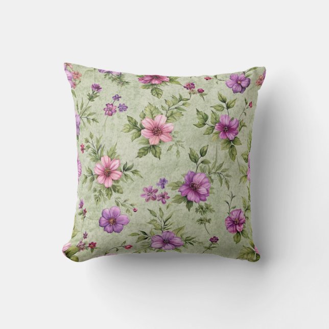 " Sierkussen in het groen" (Voorkant)