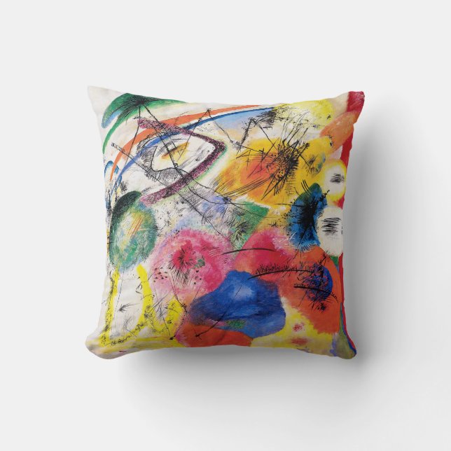 Sierkussen Kandinsky Black Lines (Voorkant)