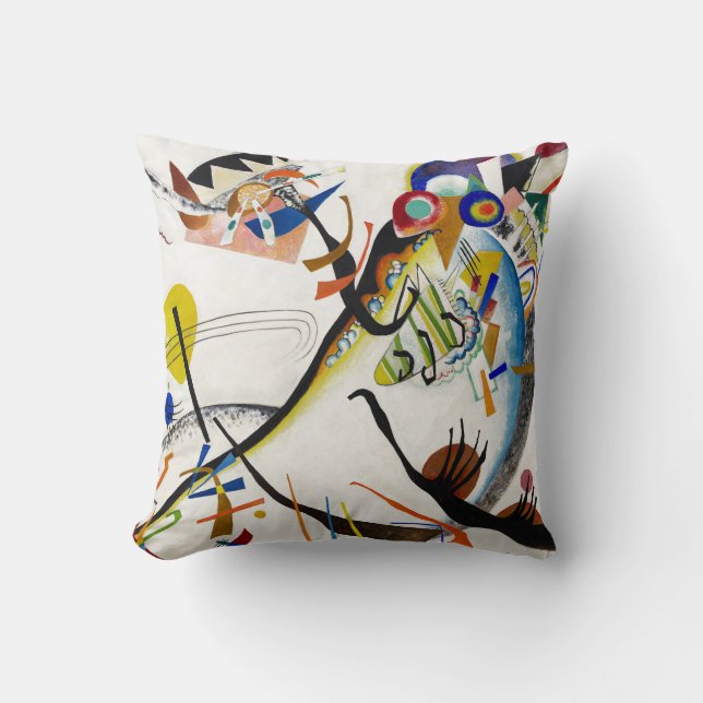Sierkussen Kandinsky Blue Segment (Voorkant)