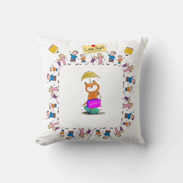 Sierkussen kattenkat-spay en neuter (Voorkant)