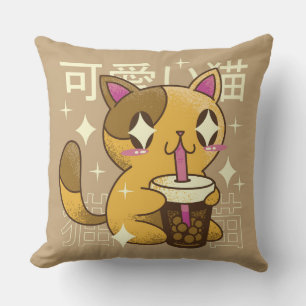Sierkussen Kawaii Cat