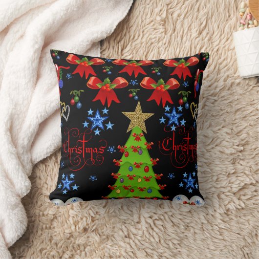 Sierkussen kerst (Deken)