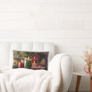 Sierkussen kerstkaarsen kussen