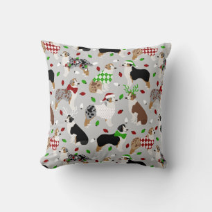 Sierkussen kerstmis Australische herder