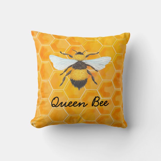 Sierkussen koningin Bee (Voorkant)