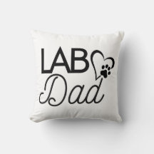 Sierkussen "Lab Dad" Square