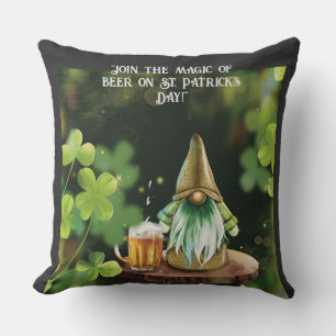 Sierkussen "Magische kabouter St. Patrick's Day"