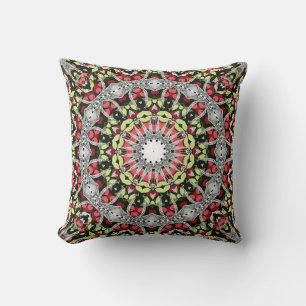Sierkussen Mandala rond patroon kaleidoscoop