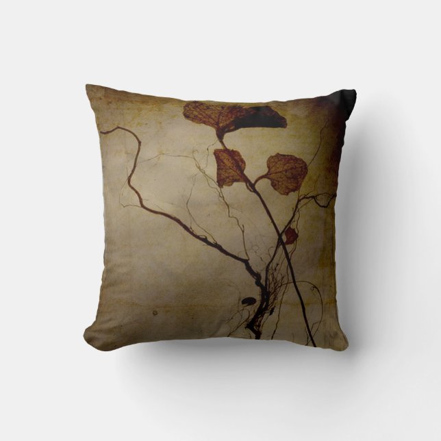  Sierkussen met blauw leder (Voorkant)