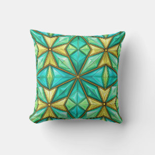 Sierkussen met geometrisch patroon