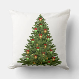 Sierkussen met kerstbomen