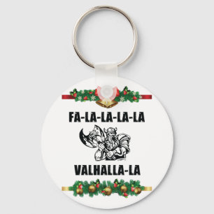 Sierkussen met kerstvalhalla sleutelhanger