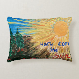 Sierkussen met originele kunst van Janell Accent Kussen