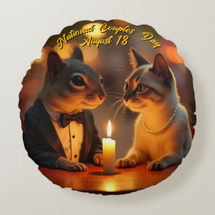 Sierkussen Nationale Parendag Rond Kussen