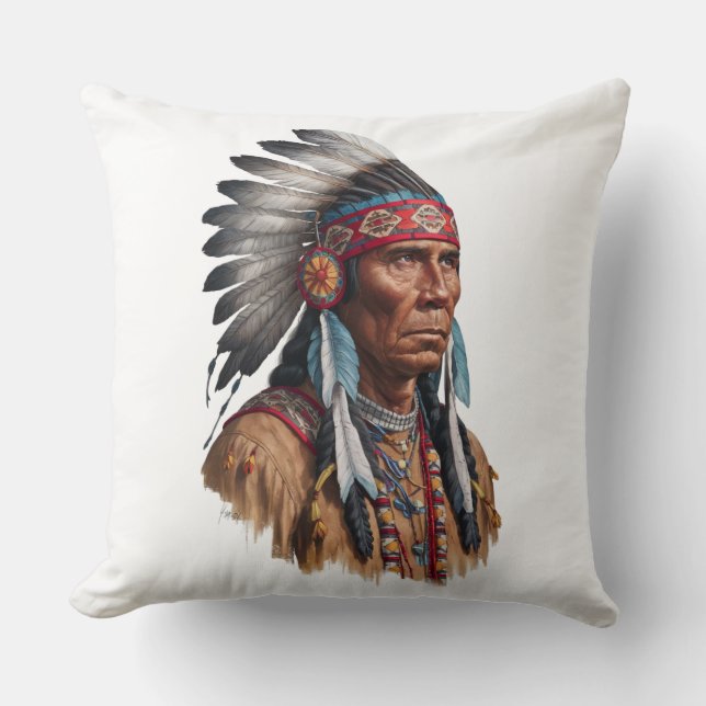 Sierkussen - Native Americans (Voorkant)