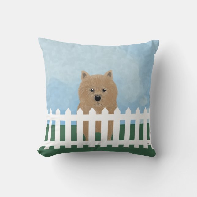 Sierkussen Norwich Terrier (Voorkant)
