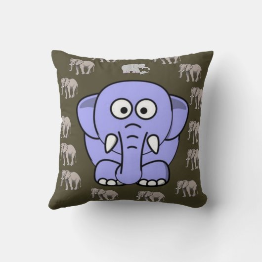 Sierkussen olifant (Achterkant)