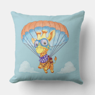 Sierkussen parachute Giraffe