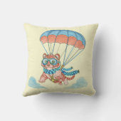 Sierkussen parachute tijger (Achterkant)