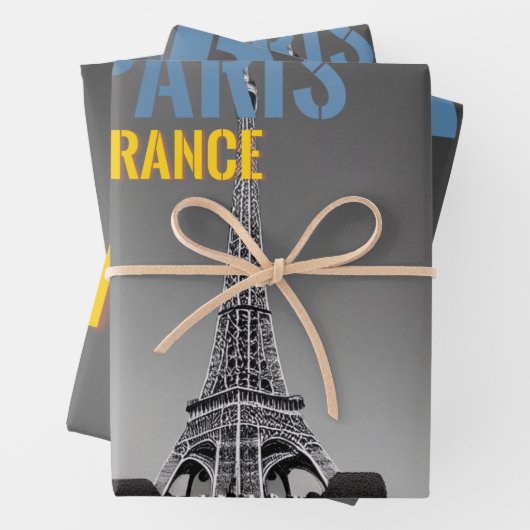 Sierkussen Parijs Frankrijk Inpakpapier Vel (In situ)