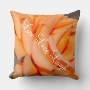 Sierkussen/Peach Roos Kussen