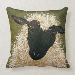 Sierkussen "Primitive Style/Sheep"
