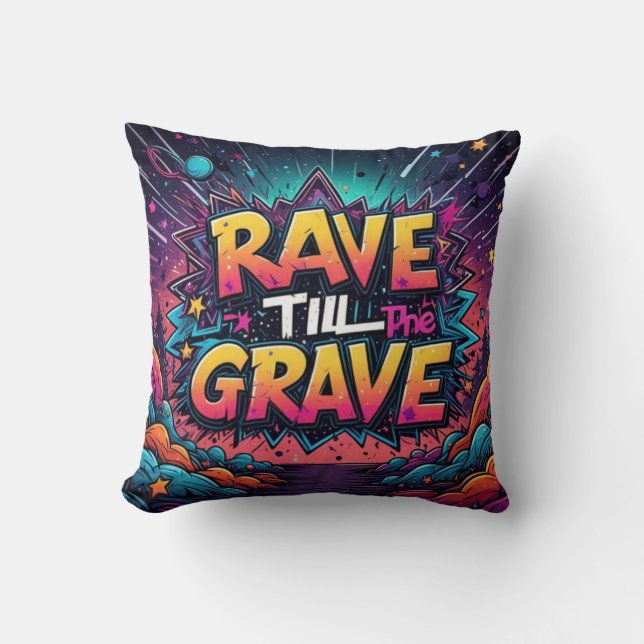 Sierkussen Rave (Voorkant)