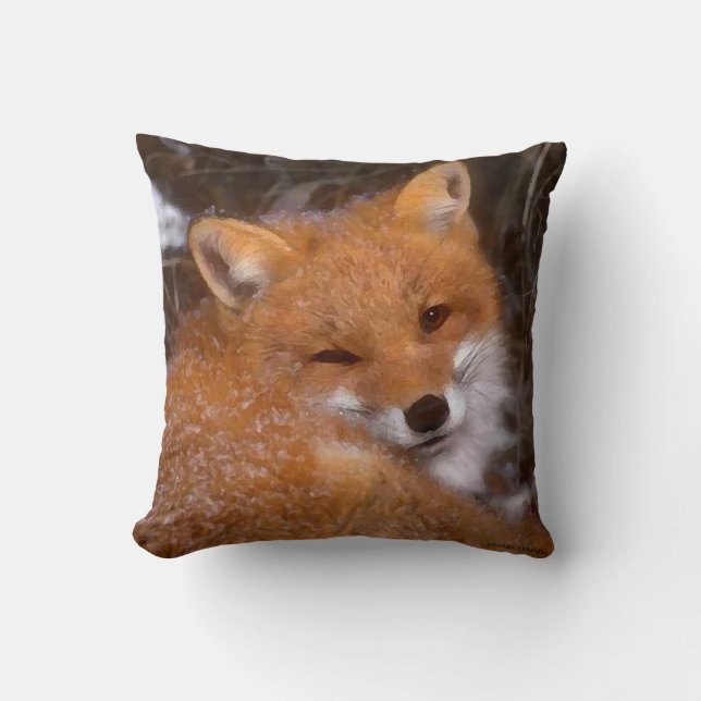 Sierkussen "Red Fox" (Voorkant)