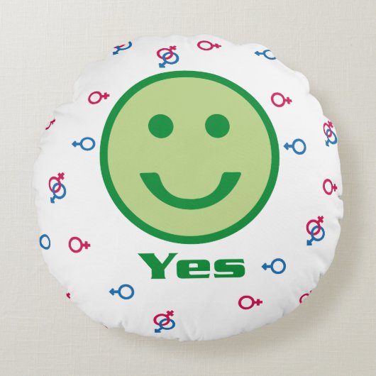 Sierkussen Rond Kussen (Voorkant)