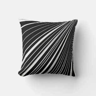 Sierkussen Stripe Grey Black