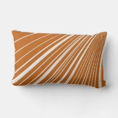 Sierkussen Stripe Oranje White Kussen (Achterkant)