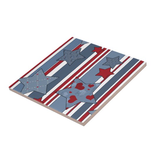 Sierkussen Tegeltje (Zijkant)