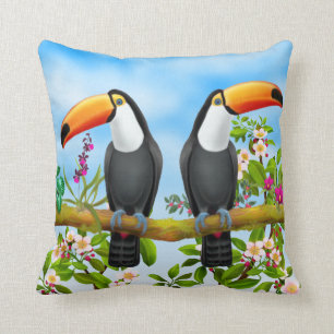 Sierkussen Tropische Toucans