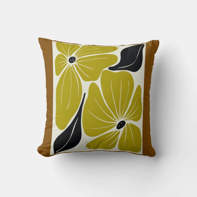 Sierkussen van Boho Bloom (Voorkant)