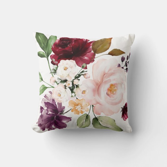 Sierkussen van Bourgogne, Floral Pillow (Voorkant)
