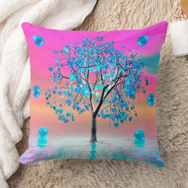 Sierkussen van Crystal Tree Sunrise (Deken)