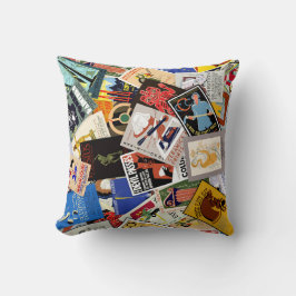 Sierkussen van de Collage nr. 1 van het Poster va