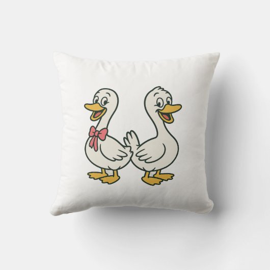 Sierkussen van de gekke gans (Achterkant)